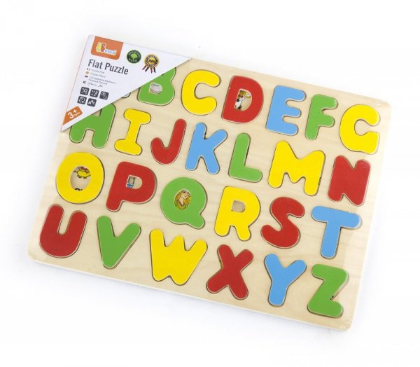 Viga  Puzzle układanka na podkładce - alfabet