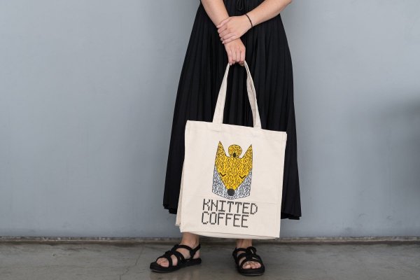 Torba Bawełniana KNITTED COFFEE &quot;Lisek&quot; :) 
