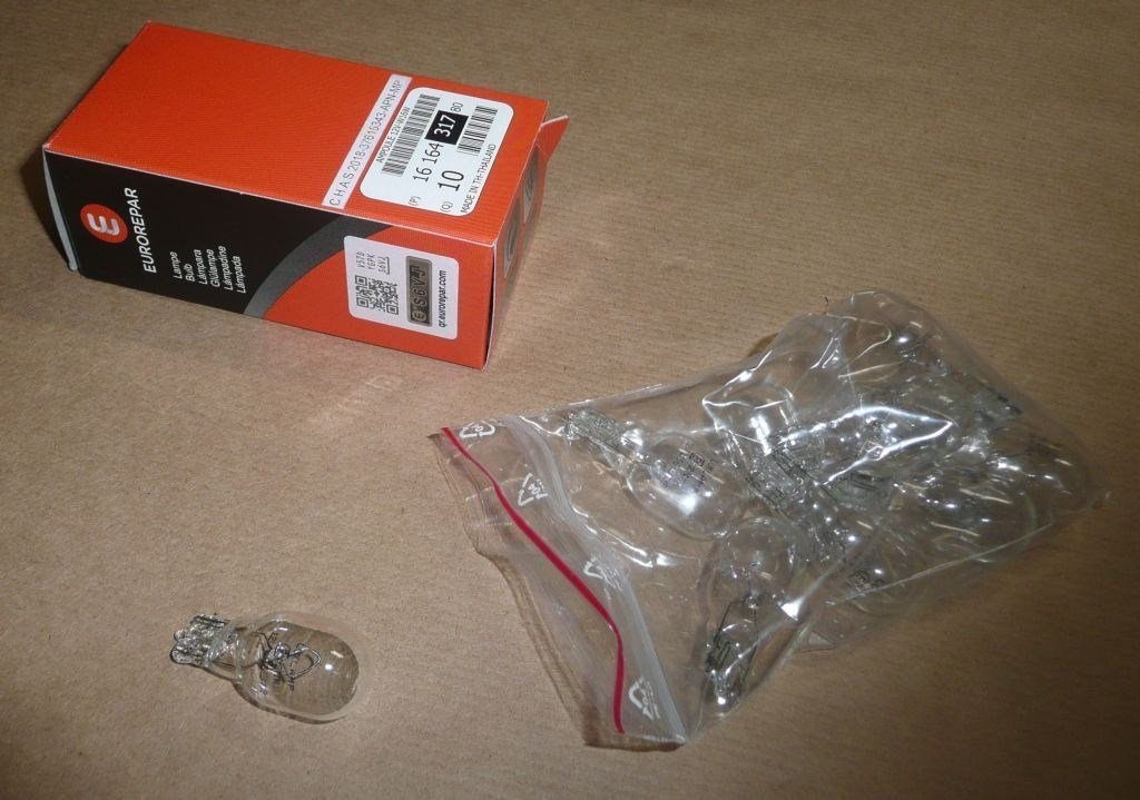 EUROREPAR Glühlampe 1 Stück 12V W16W Glassockel , 7711213335  