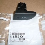 ORIGINAL Knopf Schalter Bedienelement Klimaanlage oCitroen C1 Peugeot 107 6554KX 6554.KX