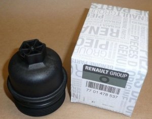 ORIGINAL Renault Deckel Ölfilter Ölfiltergehäuse MEGANE 3 TRAFIC 2 1.6 / 2.3 DCI  , 7701478537