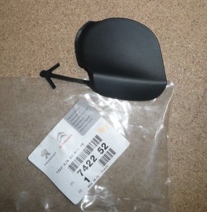 ORIGINAL Abschlepphaken Abdeckung Stoßstange vorne passt für Citroen C3 Picasso , 742252