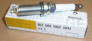 Original Zündkerze Für RENAULT Clio III IV Grand Scenic Megane 05- 1.2 16V/1.4TCE/1.4 16V D4F784 , 8200587901