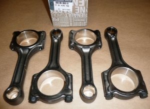 ORIGINAL satz Pleuelstange RENAULT 1.4 - 1.6 16V 121009455R 7701478765 7701477612