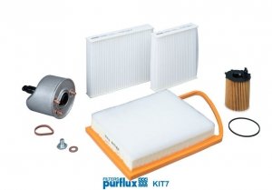 Inspektionspaket Filtersatz PURFLUX Citroen C3 II DS3 Peugeot 208 1.6 HDI PUR AH245-2 PUR A1792 PUR C533A PUR L1044