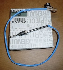 Original Abgastemperatursonde vor FAP für Renault Clio, Captur 1.5 dci 68cm 09- , 226403788R