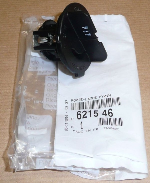ORIGINAL  Lampenfassung Blinkerfassung für Blinkleuchte Citroen C4/JUMPY 07- Peugeot 307 , 621546 , 6215.46