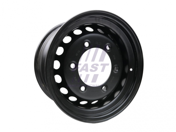 FAST FELGE Mercedes Sprinter 18|} 907/910 STAHL SCHWARZ 8.5J X 16&quot;| ET63 | 6 X 205MM CH161, 2E0601019J , 92806