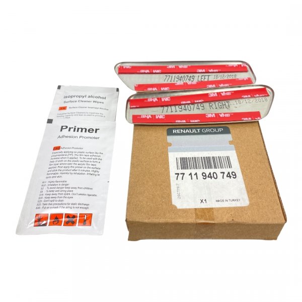 Originalteil Chrom Türgriffabdeckungen Hinten Renault Clio IV  , 7711940749