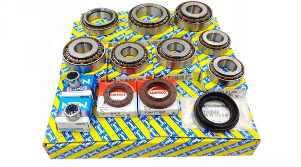 SNR Reparatur Lagersatz Getriebelager x10 TRAFIC OPEL MOVANO RENAULT MASTER 2010-  Getriebe PF6