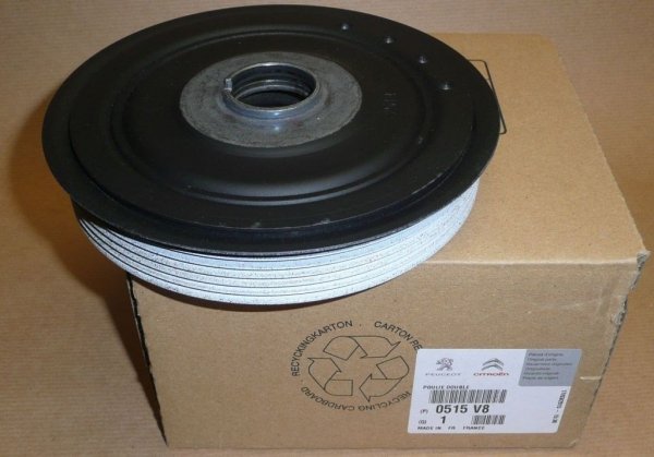 ORIGINAL Riemenscheibe Für Kurbelwelle CITROEN Xsara C1/2/3/4 PEUGEOT 107 1.4HDI 0515V8