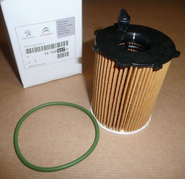 ORIGINAL Citroen Peugeot Ölfilter Motorölfilter 1.6HDi 68-120 PS , 1610693780  , OX-171/2D1 , OX1712D1 , L1044