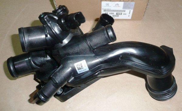 ORIGINAL Thermostat + Gehäuse inkl. Dichtung + Sensor Citroen Peugeot 1.6 16v 9810916980