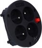 Gniazdo do przedłużacza 4x220V+Termik GDPN NOWE