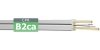 Kabel światłowodowy tcFTTH-2J SM 9/125 G.657A1, FRP, B2ca LSZH, biały (2km)