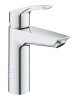Bateria umywalkowa Grohe Eurosmart jednouchwytowa, rozmiar M, chrom, ogranicznik przepływu 5,7 l/min., głowica Ceramiczna 28 mm, korek push-open, osobne kanały wodne