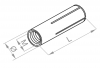 Tuleja rozporowa stalowa TRSO M8 804700 /100szt./