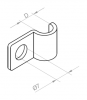 Uchwyt kablowy UDF9 405509 /100szt./