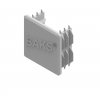 Nakładka ochronna profilu aluminiowego srebrny RAL9006 NOWPAL40x40SR 890404