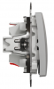 Schneider Electric, Sedna Design i Elements, Łącznik krzyżowy, srebrne aluminium, SDD113107