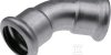 KOLANO 54MM-45ST INOX PRESS