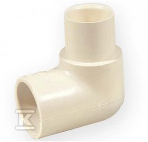 KOLANO NYPLOWE 90ST KW/KZ 1/2  PVC-C