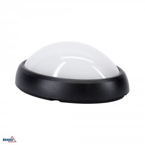 PLAFONIERA LED KANLO 8W 4000K 720LM IP54 CZARNA