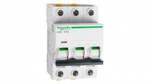 Wyłącznik nadprądowy 3P B 40A 6kA AC iC60N-B40-3 Acti9 A9F03340