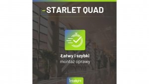 Oprawa awaryjna natynkowa STARLET QUAD SOH 350 NM 2H AT / soczewka otwarta do pomieszczeń wysokich / 92875
