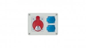 Rozdzielnica stacjonarna R-BOX 190 1x32A/5P 2x250V IP44 B.1603