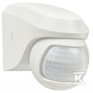 Czujnik ruchu naścienny Infra Garde 200 Max, zakres 200°, zasięg 11m, zasilanie 230W, przekaźnik 5A 1000W, tryb impulsowy, IP44, biały