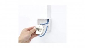 Gniazdo sieciowe podtynkowe 2x RJ45 Cat6 10G, STP, białe 771900