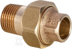 ZŁĄCZKA GRZEJ BRĄZ  4341G 18X1/2  LWX