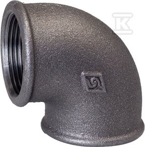 KOLANO NAKR 5/4 CZARNE A1, NR6, NR90