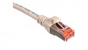 Kabel krosowy (Patch Cord) S/FTP kat.6 szary 0,5m DK-1644-005