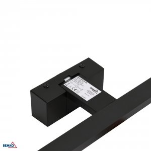 KINKIET LED KEIRA 8W 4000K 40CM IP44 CZARNY