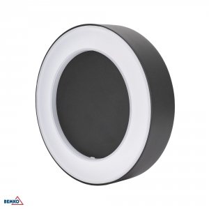 OPRAWA ELEWACYJNA VALIT 10W 4000K 850LM IP65 200X45MM OKRĄGŁA GRAFIT