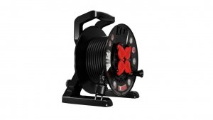 Przedłużacz bębnowy EXTREME LINE 4 gniazda z/u IP44 16A H07BQ-F 3x2,5 20m czarny W-100084