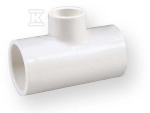 Trójnik redukcyjny KW/KW/KW PVC-U 1 1/2x1 1/2x1