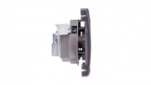Simon Basic Gniazdo antenowe RD/TV końcowe separowane stal inox BMZAR1/1.01/21