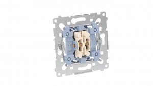 Simon 54 Łącznik żaluzjowy trójpozycyjny 1-0-2 mechanizm 250A 250V, szybkozłącza, SZW1KM