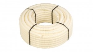 Rura karbowana z pilotem 25mm kolor naturalny 750N FK15/25F DX16325R /75m/