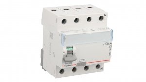 Wyłącznik różnicowoprądowy 4P 63A 0,1A typ AC P304 TX3 411719