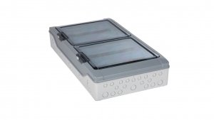 Rozdzielnica modułowa RN65 4x18 natynkowa IK09 IP65 drzwi transparentne 601948