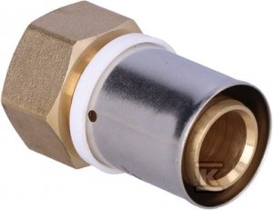 ZŁĄCZKA ZAPRAS 25MM X 3/4  ZE ŚRUBUNK