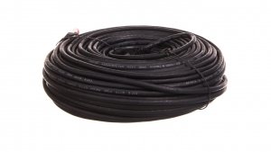 Kabel krosowy patchcord S/FTP (PiMF) kat.6 LSZH czarny 50m 68701