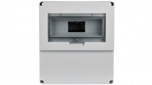 Rozdzielnia budowlana pusta 12 mod.3 gniazda bez otworów szara EC69004