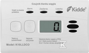 Czujnik czadu z wyświetlaczem Kidde K10LLDCO KID-K10LLDCO