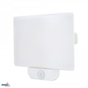 NAŚWIETLACZ LED LFX 50W 4000K 4500LM IP65 BIAŁY CZ. PIR