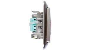 Simon Akord Łącznik jednobiegunowy z podświetleniem satyna metalizowana AW1L/29